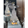 Image 4 : Glass Angel Figurines with LED Light Base
