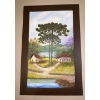 Image 1 : Framed Painted Brazilian Rural Landscape ft/ Araucaria Trees & More