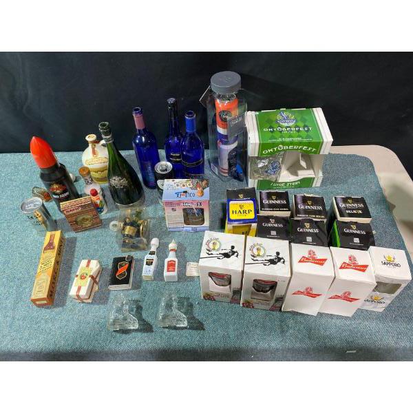 Liquor Lovers Paradise: 2006 World Cup Beer Glasses, Red Army Vodka Bottle & Much More