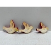 Image 2 : Chalk Birds, Set of Red Cardinals