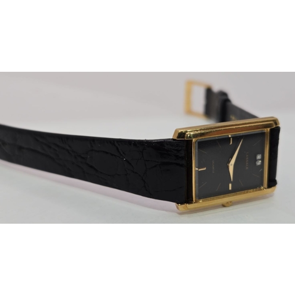 Lassale Quartz Wrist Watch With Selected Crocodile 14R Leather Band