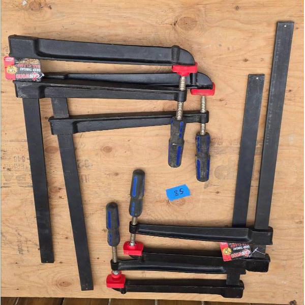 Canwood Steel Deep Throat Bar Clamps (Various Sizes)