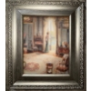 Image 3 : Framed Art Prints w/ Decor Mirror & Black Lamp