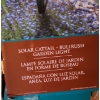 Image 3 : Naturally Solar Cattail/ Bullrush Garden Light Decor (New in Box) 