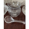 Image 5 : Pressed Glass Serving and Tableware Set