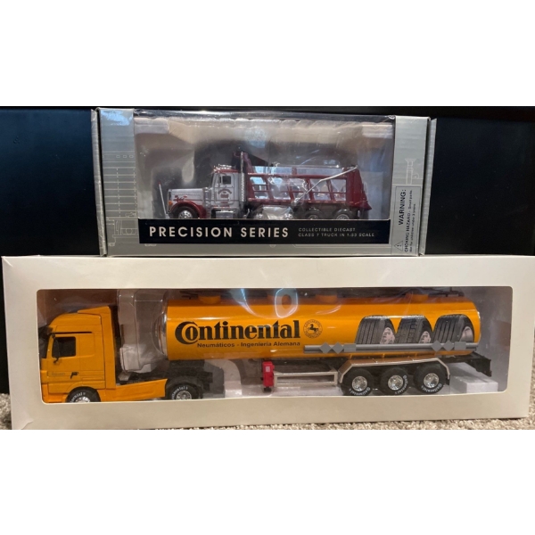 Continental Semi-Truck Model & Collectible Diecast Class 7 Truck in 1:53 Scale 