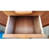Image 10 : Teak Mid-Century Modern Dresser by Dyrlund With Sliding Doors and Drawers