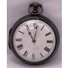 Image 1 : Lovely Silver Colored Pocket Watch Stamped 'TH' - Weighs 135.8g 