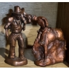 Image 1 : Ceramic Cowboy Characters 10T Made In Canada 