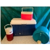 Image 1 : Coleman Cooler lot features 1990 Bubbalicous Cooler