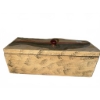 Image 4 : Wooden Checkerboard, Painted Box, and Red Metal Hardware