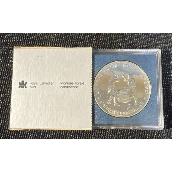 1988 Canadian Proof Silver Dollar 23.3 Grams - 50% Silver 50% Copper