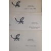 Image 4 : Copies of University of Alberta "The Chipmunk" Newsletters from 1945- Sent Overseas 