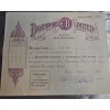 Image 4 : Registration Certificate Issued To A Customer By Davenports "C-B" Limited in 1950 