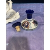Image 3 : White Porcelain Figure 6.5H and British Navy Pusser's Rum Bottle