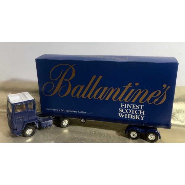 Ballantineâ€™s Scotch Whisky Branded Toy Truck with Detachable Trailer
