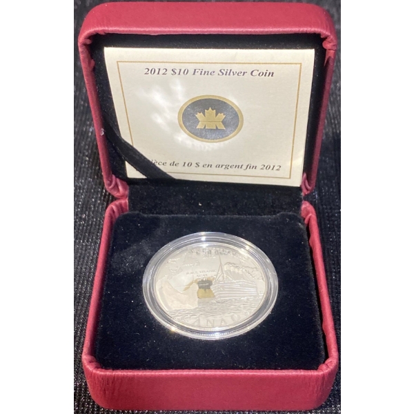 2012 $10 R.M.S. Titanic Fine Silver Coin 15.87 Grams