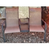 Image 1 : Double Seater Outdoor Patio Chairs w/ Centre Console 54 W, 24 D, 38 T 