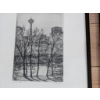 Image 5 : Framed Hand-Drawn Artworks of Canadian Landmarks, Signed by Artists