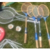 Image 4 : Complete Summer Yard & Games Pack  Frisbees, Sled, Croquet Set, Badminton, Ping Pong, Football, Lawn