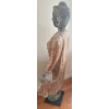 Image 3 : 19th Century Burmese Mandalay Standing Buddah Statue 43"Tall