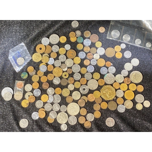 Collection of Coins from Around the World
