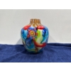 Image 1 : Colourful Glass Vase 9.5H