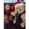 Image 2 : Wooden Snowman on Ladder 29 T, 15 L, 7 W When Opened and Bear/ Moose on Rocking Chairs