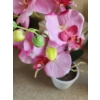 Image 3 : Floral Ceramic Cookie Jar With Artificial Floral Décor