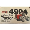 Image 4 : Collectible Die Cast Case Int. 4994 4WD Tractor 1:35 w/ John Deere Cap