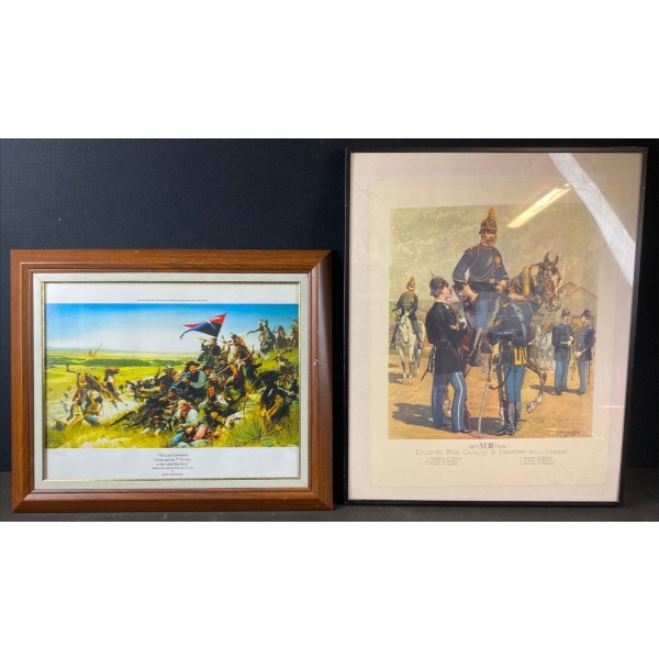 Kirk Stirnweis "The Last Command" Original Print & H.a Oyden Enlisted Men Print