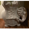 Image 2 : Giant Ceramic Elephant Plant Stand 36T
