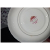 Image 12 : China: Royal Swan, Royal Albert, More- B&W Deep Plate 11 X 10 and Glass Vase 6" Top, 10 T