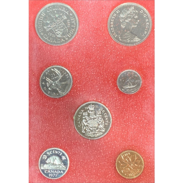 1971 Canada Double Dollar Specimen Set