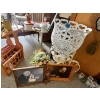 Image 4 : Planter tricycle, additional plant stand, vintage collectible of framed print set of "Grace" and "Gr