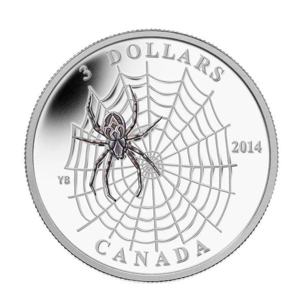 2014 $3 Animal Architects: Spider Web - Pure Silver Coin
SKU: 124312