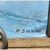Image 2 : R Salvino "Fisherman's Farewell" Print 24Wx12H