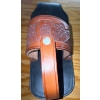 Image 4 : Oil Sands Collectables - Untouched Mining Tokens Genuine Leather Belt Holster & More 