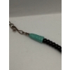 Image 2 : Graduated Beaded Turquoise with Possibly Black Onyx Necklace