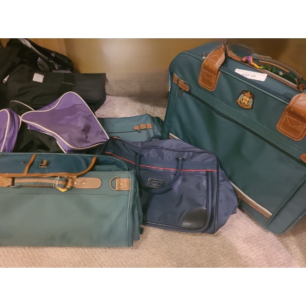 Assorted Luggage including Atlantic, Pierre Cardin & more