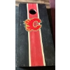 Image 2 : Oilers vs Flames Bean Bag Toss Game Boards- Outdoor Summer Fun In The Sun!!