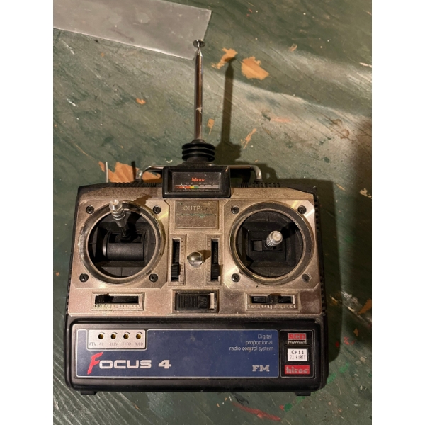 Focus 4 radio controller for Remote Control model airplanes
