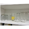 Image 3 : Variety of vintage glassware, plates and dishes, plus vintage crystal butter dish. 