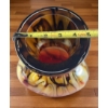 Image 3 : Hand-Blown Art Glass Vase, Multicolour Swirl, 21" Tall