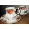 Image 2 : Royal Albert - 'Old Country Roses' 6 Tea Cups 6 Saucers Cream & Sugar 