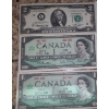 Image 2 : Canadian One Dollar X 10, American Two Dollar, Canadian Two Dollar, Dominion of Canada 25 Cents 