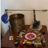 Fireman Service Wall Clock STX 15W w/ Brass Collection - Desk Lamp Kaleidoscope  & More 