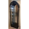 Image 1 : Stunning Display Cabinet w/Glass Sides & Door- Arched Cabinet  25x13x75"t