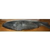 Image 6 : Inuit Soapstone Carvings Depicting A Sportsman /Hunter In A Kayak Fish 8L