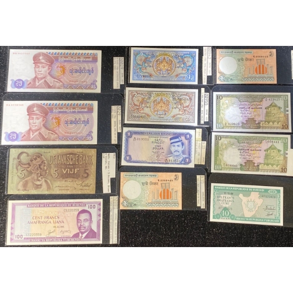 Collection of Southeast Asian Paper Money